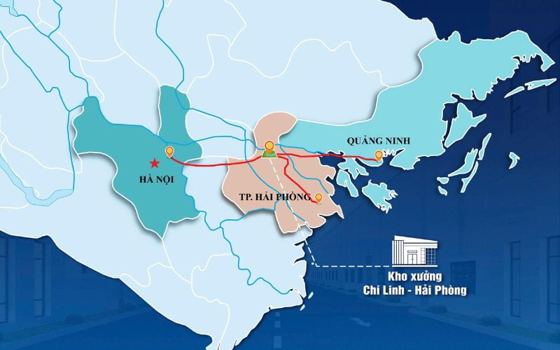 Dự án nằm ở vị trí chiến lược 